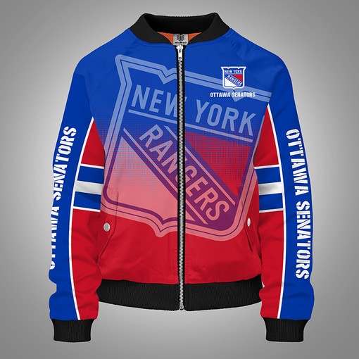 NHL New York Rangers Bomber Jacket V1