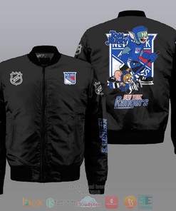 NHL New York Rangers Tom And Jerry Bomber Jacket