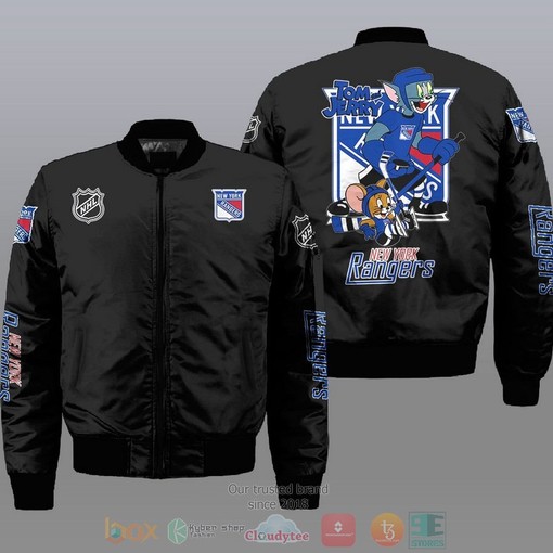 NHL New York Rangers Tom And Jerry Bomber Jacket