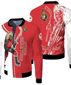 NHL Ottawa Senators Zombie For Fans Bomber Jacket