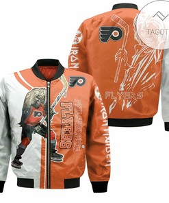 NHL Philadelphia Flyers Zombie Bomber Jacket