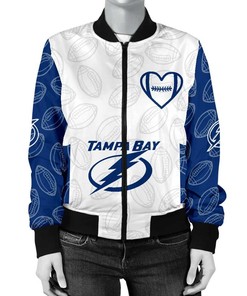NHL Tampa Bay Lightning White Bomber Jacket