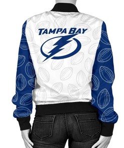 NHL Tampa Bay Lightning White Bomber Jacket