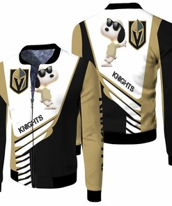 NHL Vegas Golden Knights Snoopy For Fans Bomber Jacket