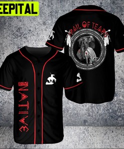 Native American Cherokee Pride Horse Warrior Native Indian 3D BaseBall Jersey