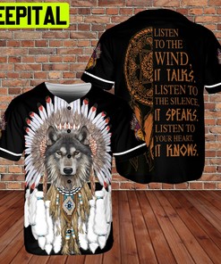 Native American Wolf Witch 3D AOP Baseball Jersey