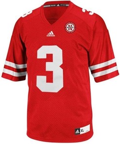 Nebraska Cornhuskers #3 Taylor Martinez Red Football Jersey