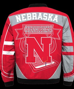 Nebraska Cornhuskers Jacket 3D Printed Fire Ball