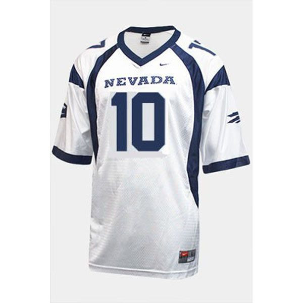 Nevada Wolf Pack #10 Colin Kaepernick White Football Jersey