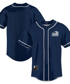 New Hampshire Wildcats Baseball Jersey - Navy Ncaa