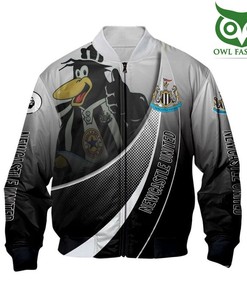 Newcastle United FC Mascot Logo Bomber Jacket