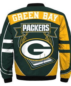 Newest Design 2019 NFL Jacket Custom Men's Green Bay Packers Jackets