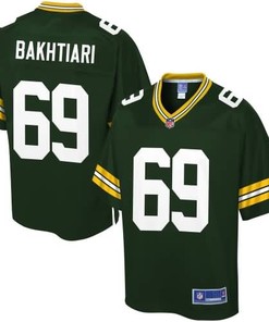 Nfl Pro Line Mens Green Bay Packers David Bakhtiari Team Color Jersey
