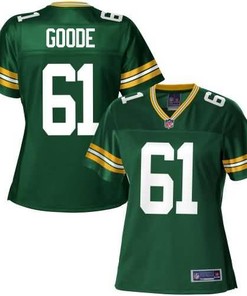 Nfl Pro Line Womens Green Bay Packers Brett Goode Team Color Jersey