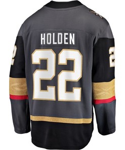 Nick Holden Vegas Golden Knights Home Breakaway Player Jersey - Black