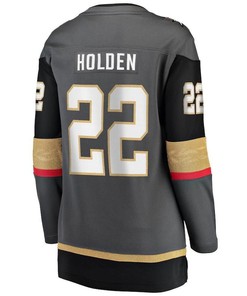 Nick Holden Vegas Golden Knights Women's Home Breakaway Player Jersey - Black