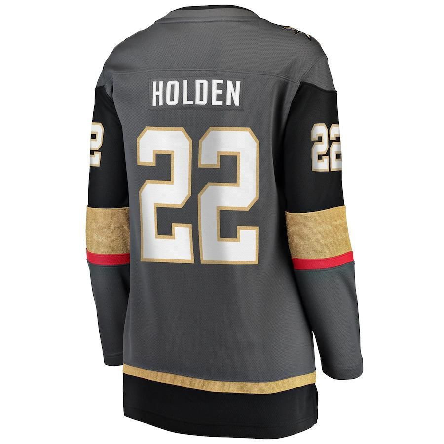 Nick Holden Vegas Golden Knights Women's Home Breakaway Player Jersey - Black