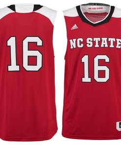 North Carolina State Wolfpack #16 Red Basketball Jersey