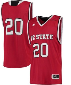 North Carolina State Wolfpack #20 Red Basketball Jersey
