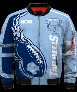North Carolina Tar Heels Jacket 3D Printed Fire Ball