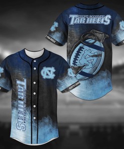 North Carolina Tar Heels NCAA Baseball Jersey Shirt Grenade