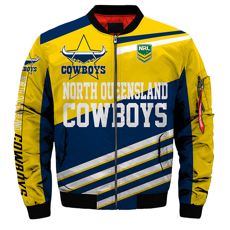 North Queensland Cowboys Jacket 3D Full-zip Jackets