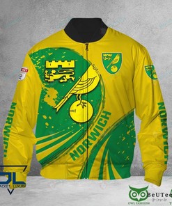Norwich City FC Logo Edition Bomber Jacket