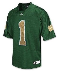 Notre Dame Fighting Irish #1 Louis Nix III Green Football Jersey