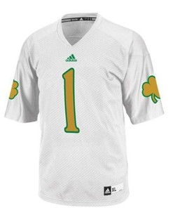 Notre Dame Fighting Irish #1 Louis Nix III White Football Jersey