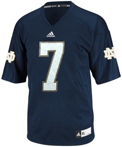 Notre Dame Fighting Irish #7 Stephon Tuitt Blue Football Jersey