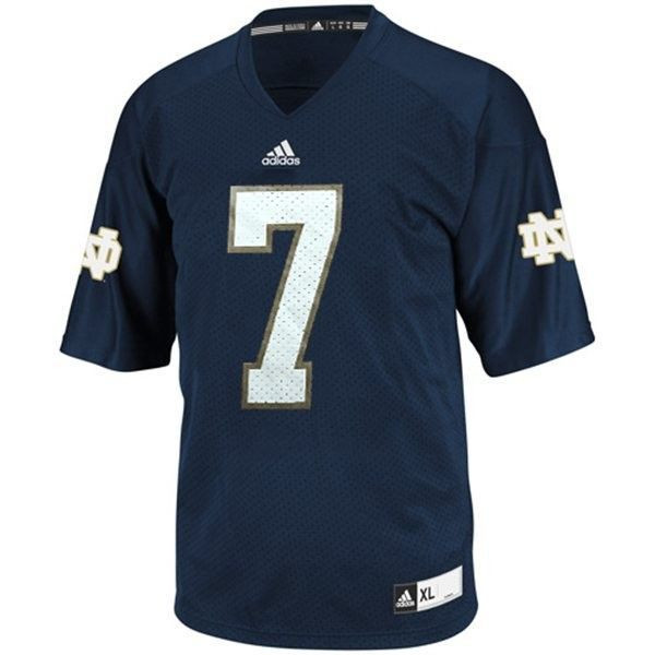 Notre Dame Fighting Irish #7 Stephon Tuitt Blue Football Jersey