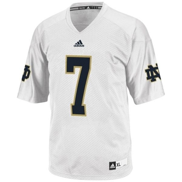 Notre Dame Fighting Irish #7 Stephon Tuitt White Football Jersey