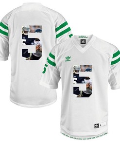 Notre Dame Fighting Irish Everett Golson White Printing Player Portrait Football Jersey