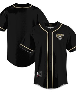 Oakland Golden Grizzlies Baseball Jersey - Black Ncaa