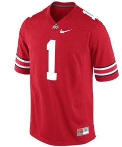 Ohio State Buckeyes #1 Dontre Wilson Red Football Jersey