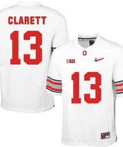 Ohio State Buckeyes #13 Maurice Clarett White Diamond QuestFootball Jersey