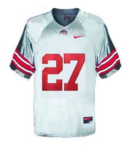 Ohio State Buckeyes #27 Eddie George Gray Football Jersey