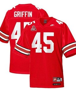 Ohio State Buckeyes #45 Archie Griffin Red Football Jersey