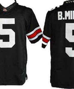 Ohio State Buckeyes #5 Braxton Miller Black Football Jersey