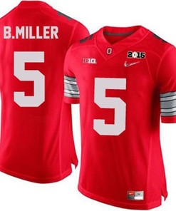 Ohio State Buckeyes #5 Braxton Miller Red Football Jersey