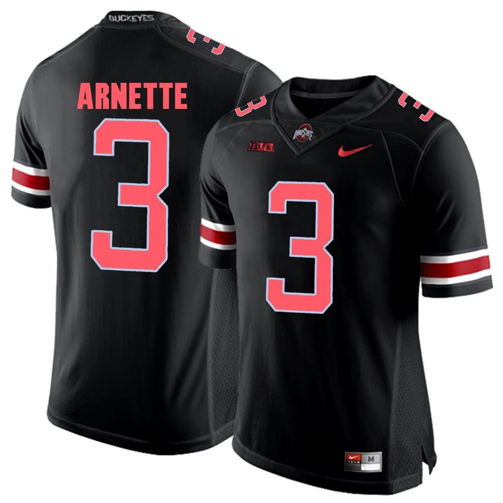 Ohio State Buckeyes Blackout Damon Arnette Player Football Jersey