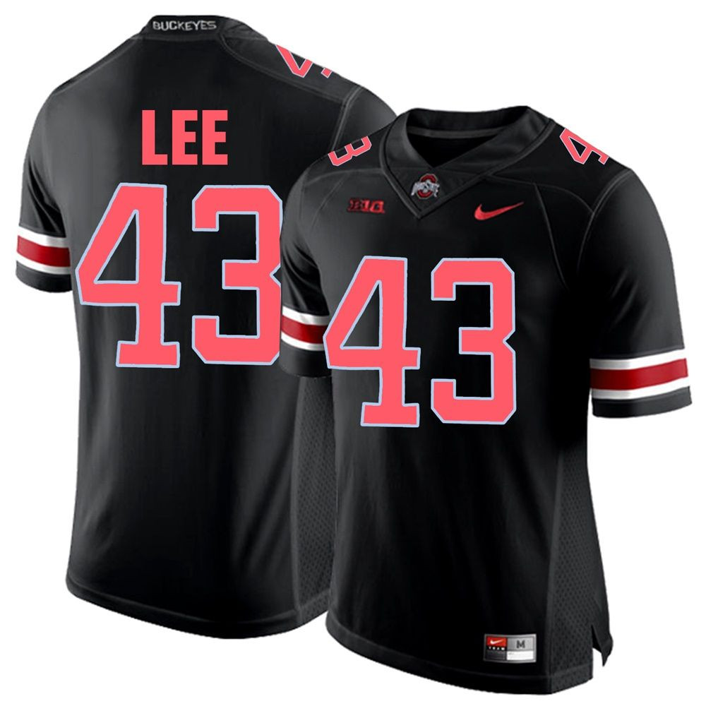Ohio State Buckeyes Blackout Darron Lee Player Football Jersey