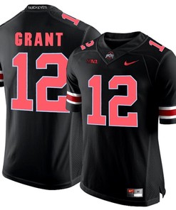 Ohio State Buckeyes Blackout Doran Grant Player Football Jersey
