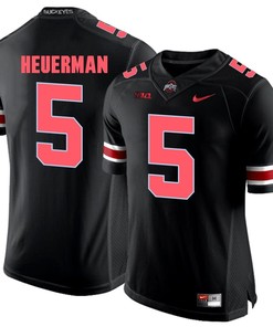 Ohio State Buckeyes Blackout Jeff Heuerman Player Football Jersey