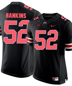 Ohio State Buckeyes Blackout Johnathan Hankins Player Football Jersey