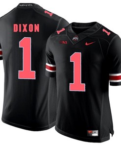 Ohio State Buckeyes Blackout Johnnie Dixon Player Football Jersey