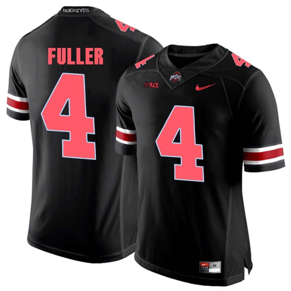 Ohio State Buckeyes Blackout Jordan Fuller Player Football Jersey