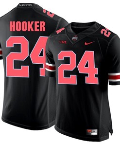 Ohio State Buckeyes Blackout Malik Hooker Player Football Jersey