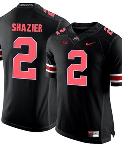 Ohio State Buckeyes Blackout Ryan Shazier Player Football Jersey