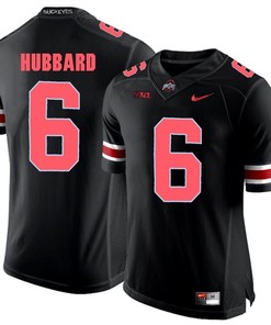 Ohio State Buckeyes Blackout Sam Hubbard Player Football Jersey
